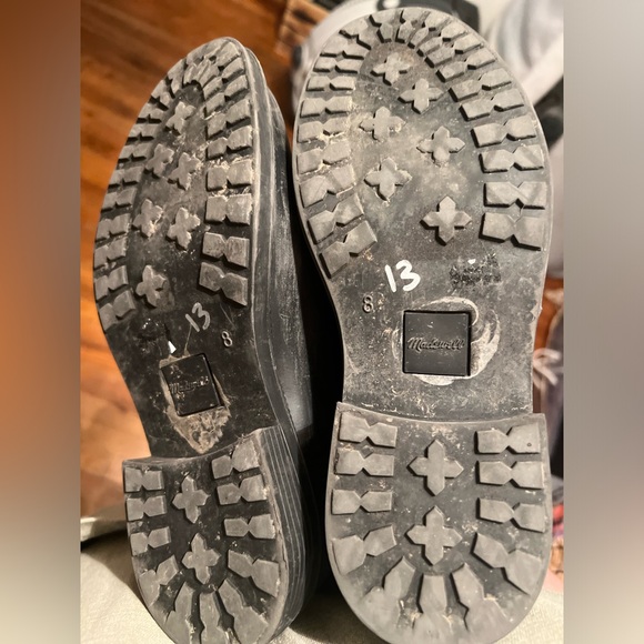 Madewell black rubber booties size 8 - Picture 3 of 3